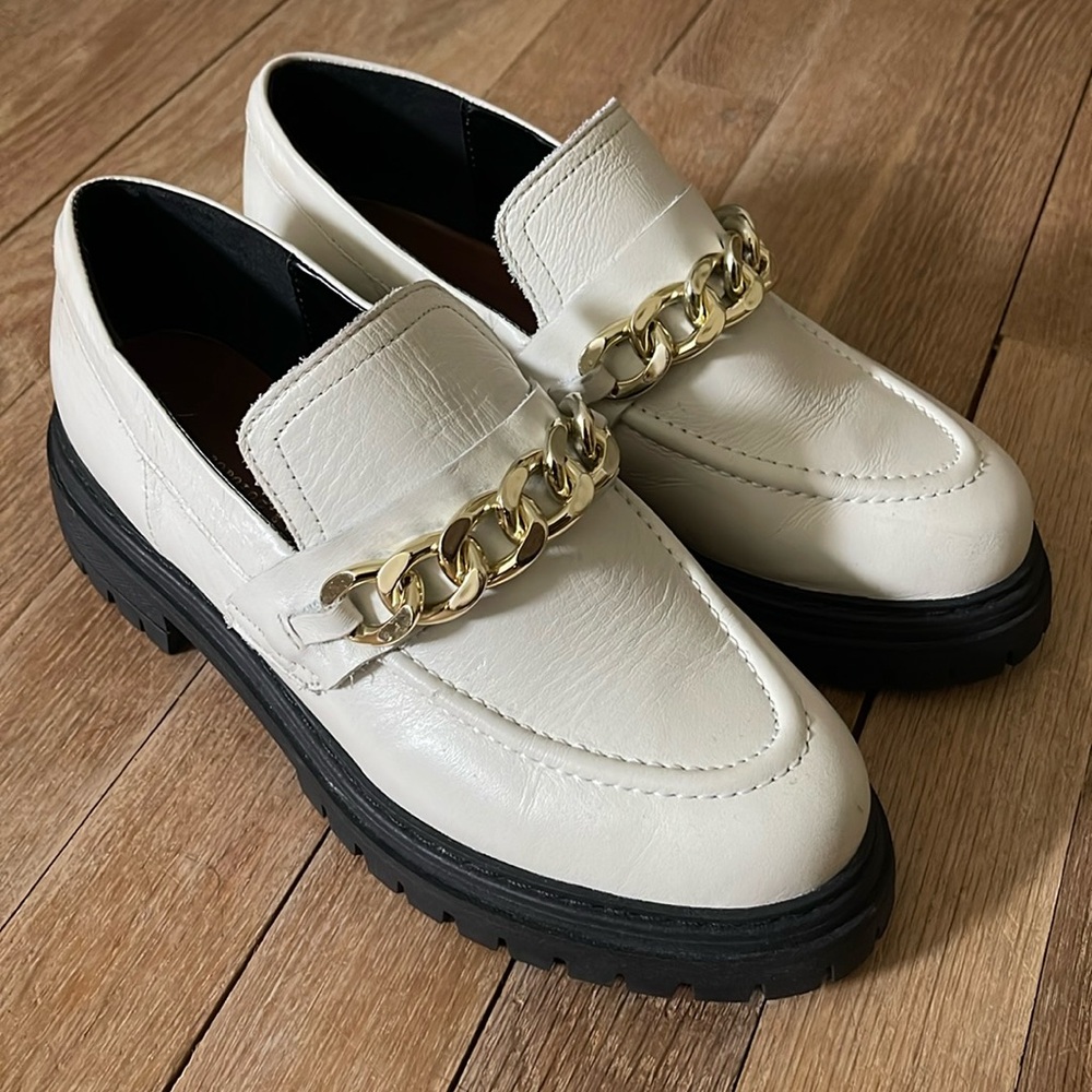 Anthropologie Lug Sole Platform Loafers NEW without box Size 8